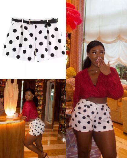 ZARA STYLISH POLKA DOT SHORTS